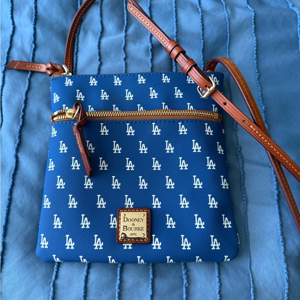Dooney & Bourke Blue LA Dodgers Crossbody Bag